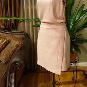 ***** SOLD*** Pink Wool Side zipper for fashion